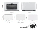 Devanti Food Dehydrator Machine 5 Tray Mini Fruit Dryer Maker White FD-E-309D-5T-WH