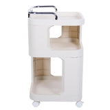 Rolling Utility Cart with Handle Multi Functional Trolley for Office Living Room Movable V1294-YM0901-3116250017111