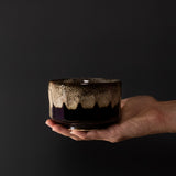 Matcha Tea Bowl 11cm Mocha Brown V637-C3870