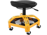 Rolling Garage Stool, 300LBS Capacity, Adjustable Height from 24 in to 28.7 in, Mechanic Seat with V952-HSGLJGCKXCDBDZBARV0