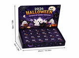 Halloween Blind Box, Halloween Advent Calendar, 24Days Haunted House Countdown Box with 3D Resin V1366-AZ2-W-24801