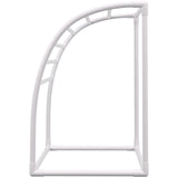 Outdoor Towel Rack Pool Towel Rack 7 Bar Curved White Freestanding Patio V952-MJJBSSXGBDDW79AY5V0