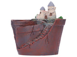 Succulent Plants Flowerpot Resin Mini House Flower Planter Container Home Decor V1294-YM0901-3111200296311