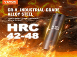 1/2" Drive Impact Socket Set, 65 Piece Socket Set SAE 3/8" to 1-1/4" and Metric 10-24mm, 6 Point V952-CJT12SAECRV65DDRDV0