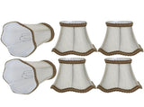 6Pcs Desktop Table Lamp Cover Fabric Lampshade Accessory for E14 Chandelier Light Bulb V1294-YM0901-3119200094011