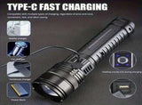 rechargeable LED, 6000mAh, 5 mode, COB tail light, camping V1102-124-51252-BLK-6000MAH