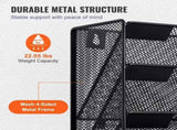 File Wall Rack Mesh Wall File Holder 1-Piece 10 Pockets for Office/School V952-WJBGJHSWJSWS0OID1V0