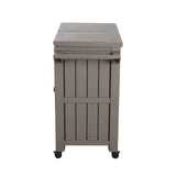Garden Bar Serving Cart with Cooler V264-OTF-539PP-LGR-NA-1