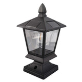 Solar Garden Light Garden Villa Pillar Light Fence Outdoor Waterproof Landscape Light Pillar Light V1294-YM0901-L6956