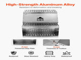 Semi-Truck Step Tool Box, 610 x 695 x 645 mm Heavy Duty Aluminum Toolbox Side Mount, Waterproof Side V952-BTGJXBTGJX3TF391R001V0