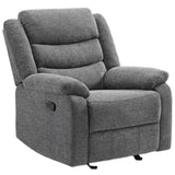 Fabric glider recliner V178-67286