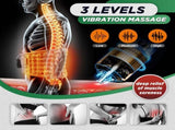 Inflatable Heating Massage Waist Belt with 3-Level Heat & Vibration Cordless Back Support for Men V1107-CS-JRAMYD