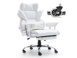 Reclining Office Chair with Footrest, Heavy Duty PU Leather Wide Office Chair, Big and Tall V952-LBYZXKPGDJT0U1Z5NV0