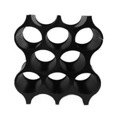 4Pcs Black Red Wine Bottle Rack Holder Simple Looking Decorative Wine Bottle Rack Organizer for V1294-YM0703-3118230098511