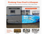 Oval Pool Liner Pad, 18 x 33 ft Pool Liner Pad for Above Ground Swimming Pools, Extra-Thick Pool V952-DSYYCDDOVAL1YFH9K001V0