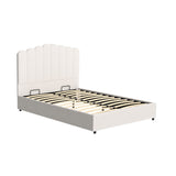 Artiss Bed Frame Double Size Boucle FION BFRAME-H-FION-D-WH-ABC