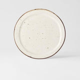 Plate Organic Flat 25.5cm Piro Piro Glaze V637-C0760