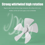 Clip On Fan Portable Rechargeable 720&deg Rotation Quiet Stroller Fan Sturdy Clamp Mini Desk Fan for V1294-YM0523-10344433