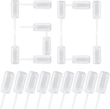 60 pcs Round Shape Clear Push-Up Cake Pop Shooter Plastic Containers with Lids, Base V1259-DP01-A-610