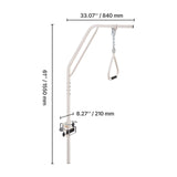 Trapeze Bar for Bed Mobility, Medical Bed Trapeze with Clamps & Metal Chain, 250LBS Weight Capacity V952-CSDJXDCJZGZCHQ5WJV0