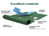 Instahut Retractable Folding Arm Awning Motorised Sunshade 5Mx3M Dark Green AWN-B-ARM-REMOTE-50X30-DKGN