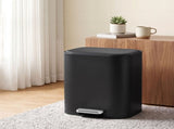 Cefito 20L Trash Bin Steel Pedal Bins Soft Close Kitchen Rubbish Waste Can Black RB-20L-1C-BK