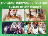New Neck Hanging Fan Portable Mini USB Fan Personal Cooling Turbine Small Charging Quiet V1232-GBFS003