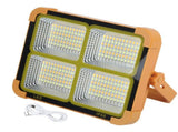 Solar Work Light LED Rechargeable 4 Modes 1000W Waterproof Portable Outdoor Work Lamp for Camping V1294-YM0901-3119210208511