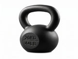 Everfit 20kg Cast Iron Kettlebell Powder Coating Flat Bottom Home Gym FIT-K-KB-IRON-20KG