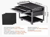 5-Tier Tool Cart with Wheels, 400 lbs Load Capacity, Rolling Work Cart with 2 Drawers & Pegboard, V952-DGNGJCHCLYG22CMU5V0