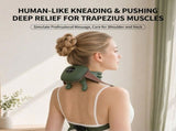 4D Bionic Hand Neck and Shoulder Massager with Silicone Massage Nodes, Ergonomic Cervical Relaxation V1341-ZY-PZWFAHJG-GREEN