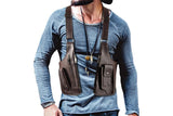 Outdoor Double Shoulder Armpit Bag with Multiple Pockets - Brown V1308-DSZKI-53-1