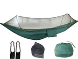 Turquoise Automatic Pop-Up Mosquito Net Hammock - 200kg Load Capacity, Lightweight Outdoor Camping V888-ELOSUNG13733