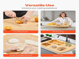 Noodle Stove Cover, Stove Top Cover for Gas Burner & Electric Stove, Bamboo Wood Cutting V952-WBSKYMSZM3027PH7XV0