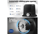 LockMaster Automatic Sliding Gate Opener Kit Keypad 6M 1000KG GO-SGO-DSR1000-AC-172-RX3
