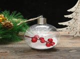 6Pcs Shining Christmas Balls with LED Light Pendants Refillable Ball Christmas Tree Hanging Ball V1294-YM0714-10310970