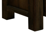 TV Cabinet with 3 Storage Drawers with Shelf Solid Acacia Wooden Frame Entertainment Unit in V43-TVC-NOW-CH