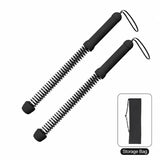 Wireless Swing Battle Rope, 3.53 Lbs A Pair, 18.11in Black, Spring Training Rope For Muscle V1221-XM-LB2700-GM107