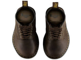 Dr. Martens 1460 8 Up Crazy Horse Leather Boots Shoes - Gaucho Brown V563-11822203-GCH-3