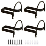 Elegant Styles Curved Shape Metal Hat Display Wall Installation Home Storage Systems V1192-AZ-W-23537