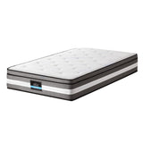 Giselle Bedding 30cm Mattress Gel Foam Pocket Spring King Single MATTRESS-B-LVORY-30-KS