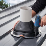 VEVOR 2 Pcs Metal Roof Pipe Flashing Boots Fit 150-280 mm Pipe High Temp EDPM V952-WDGDTGHSEDPMXQLFSV0