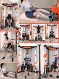 SmartFit C1 Max Multi Functional Cable Crossover Station 130kgs Pin Loaded Machine with attachment V1025-717331801267
