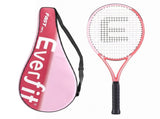 Everfit 27 Inch Tennis Racket Lightweight Racquet for Beginner Adult Players Pink TR-FASTCRTL-PK