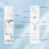 Wii Remote ,2 Wii Controller Compatible with Wii and Wii U Console Wii Remote Controller with Shock V1366-AZ2-W-11296