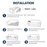 GOMINIMO Polyester Jacquard Sofa Cover 2 Seater V227-7050641001056