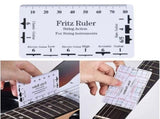 Guitar String Action Gauge Ruler Measuring Guitar Bass Double Sided Guide Luthier Measuring V1192-AZ-W-23586