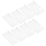 Clear Adjustable Acrylic Shelf Dividers for Kitchen Cabinets, Home Closets, and Storage Organization V1192-AZ-W-22649