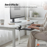 Tooleroo Computer Keyboard Tray Under Desk Clamp On Pull Out 65cm - Black V238-SUPDZ-42438887407696