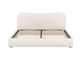 Artiss Bed Frame Double Size Boucle DARA BFRAME-H-DARA-D-WH-ABC